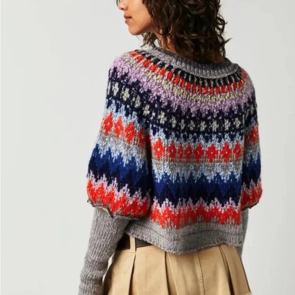 🔸NWOT🔸Free People Home for the Holidays Sweater - Picture 2 of 13